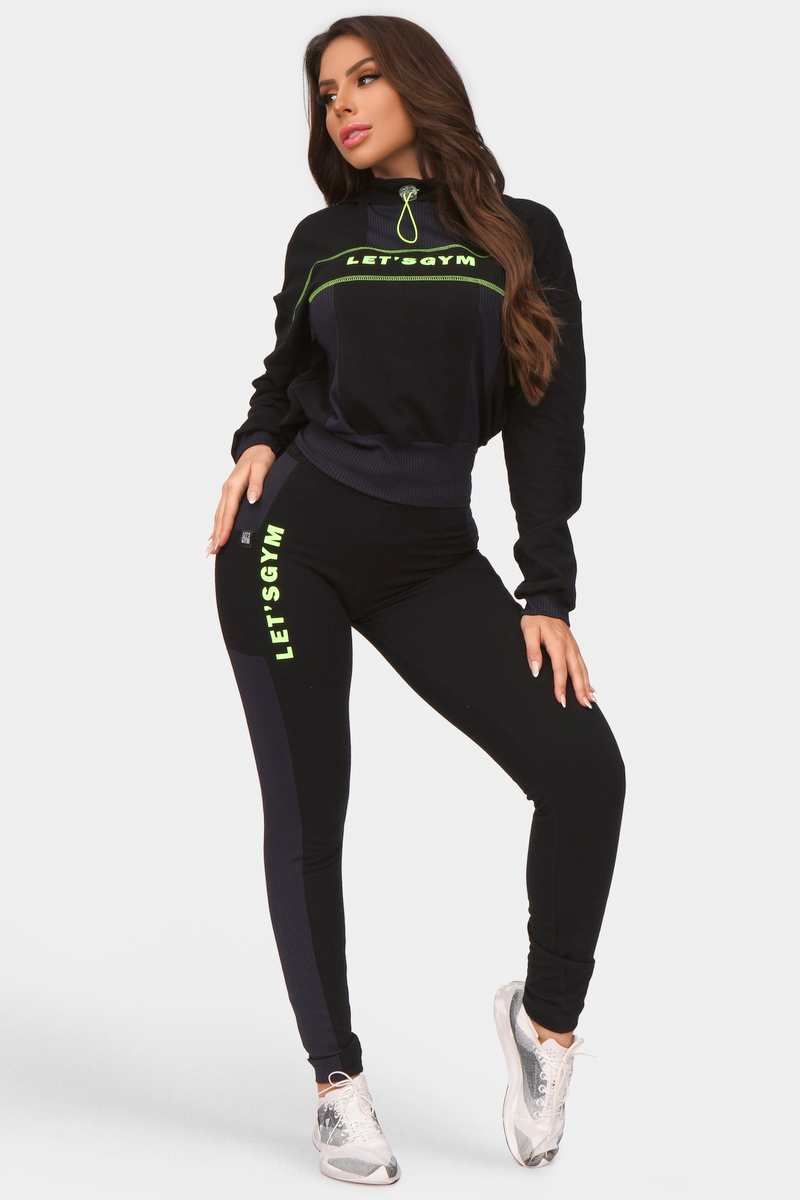 Lets Gym - Jogger High Vibe Black - 2026PT