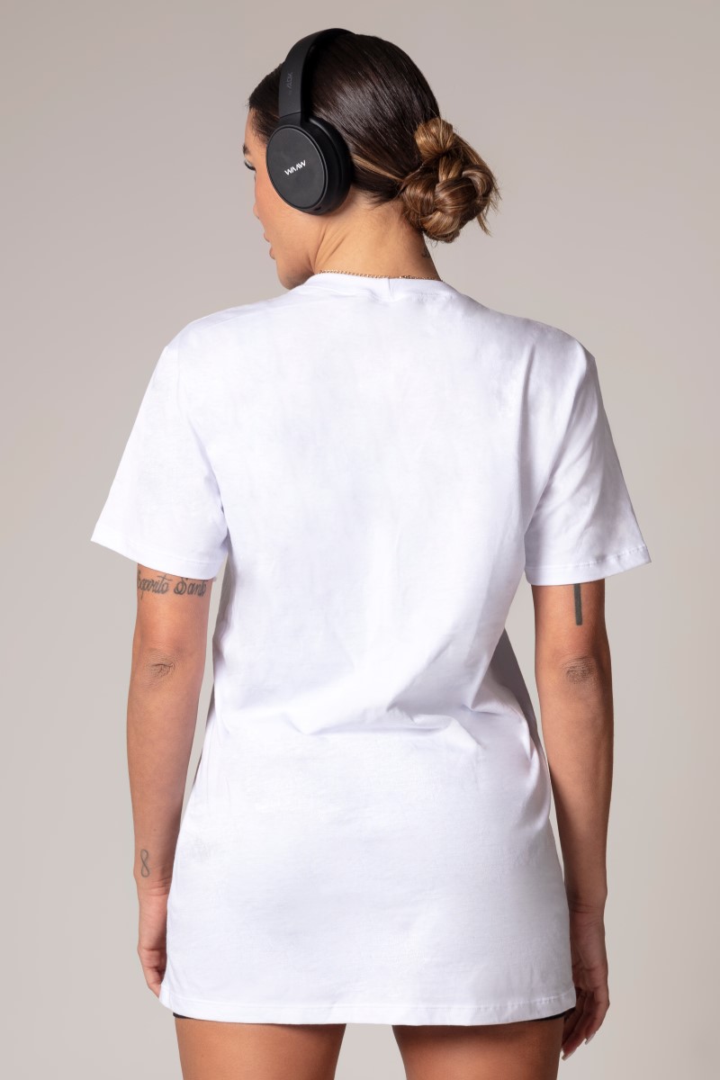 Hipkini - Large T-Shirt Lately White with Silk - 33330037