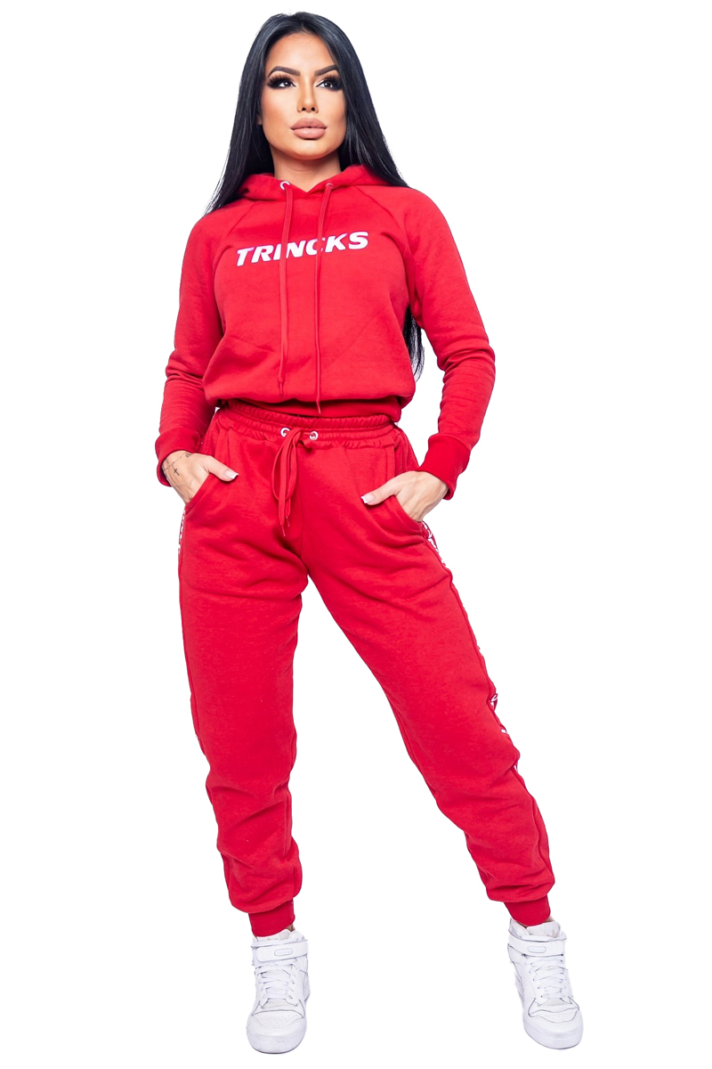 Trincks - Conjunto Moletom Trincks Vermelho - 