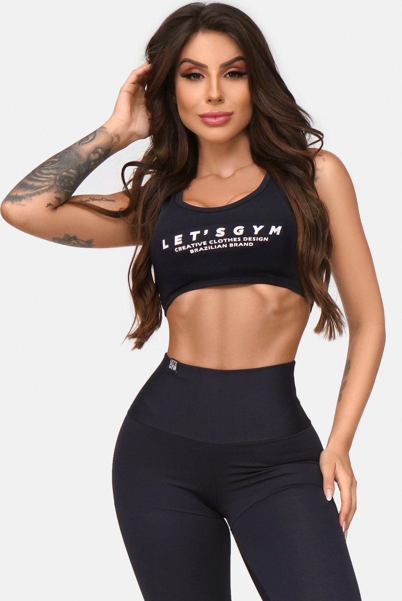 Lets Gym - Top Explosion Black - 2023PT