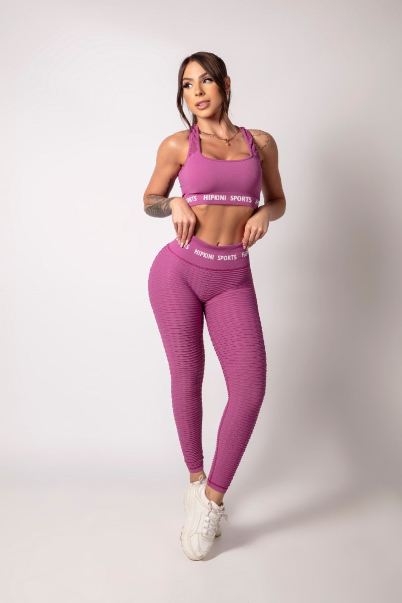 Hipkini - Legging Lately Seamless Grape Brocada - 33330012