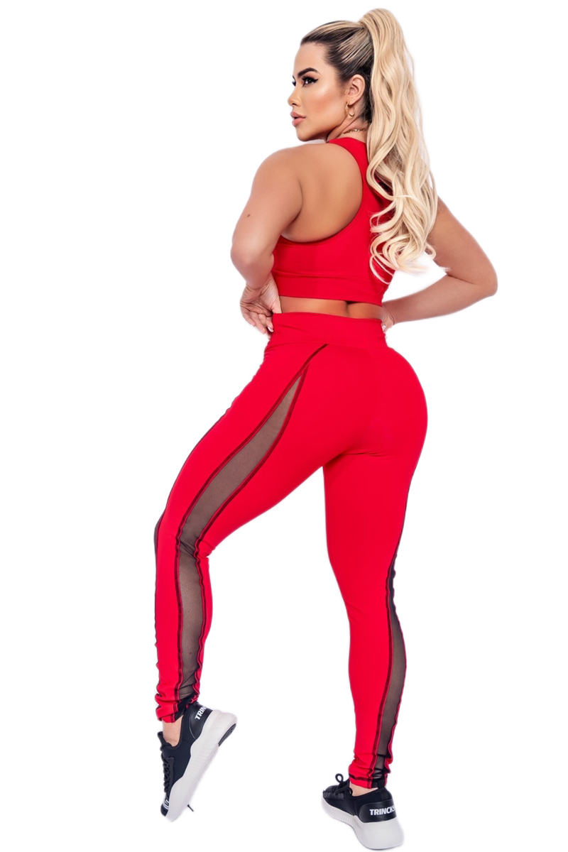 Trincks - Conjunto Legging e Top Lili Red - 