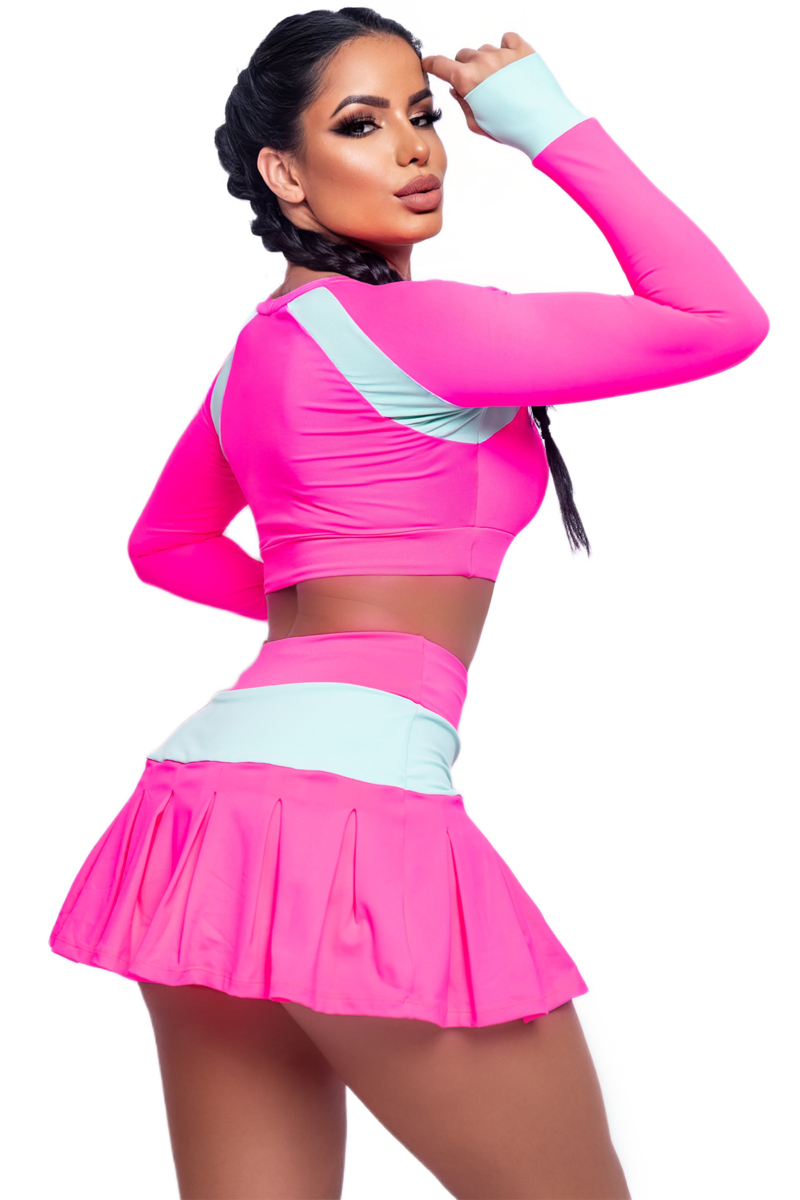 Trincks - Set Short Skirt and Cropped Juju Pink - 