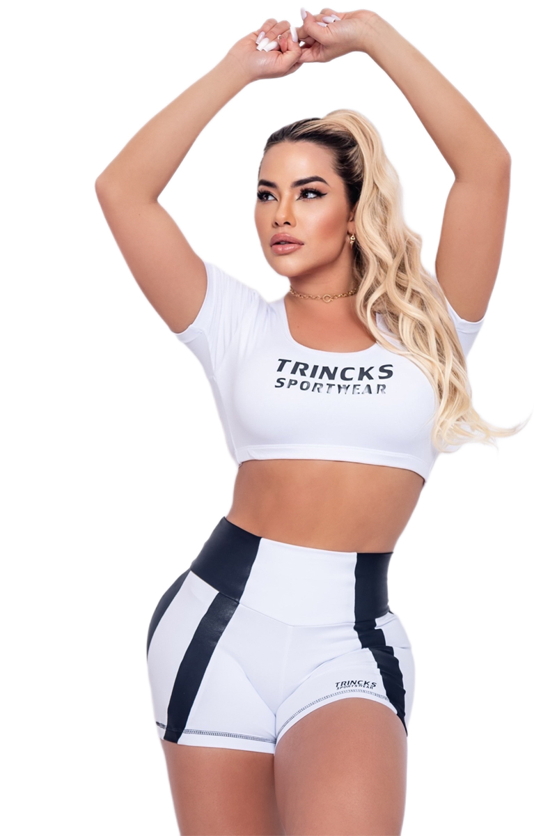 Trincks - Conjunto Short e Top Shapedoll White - 