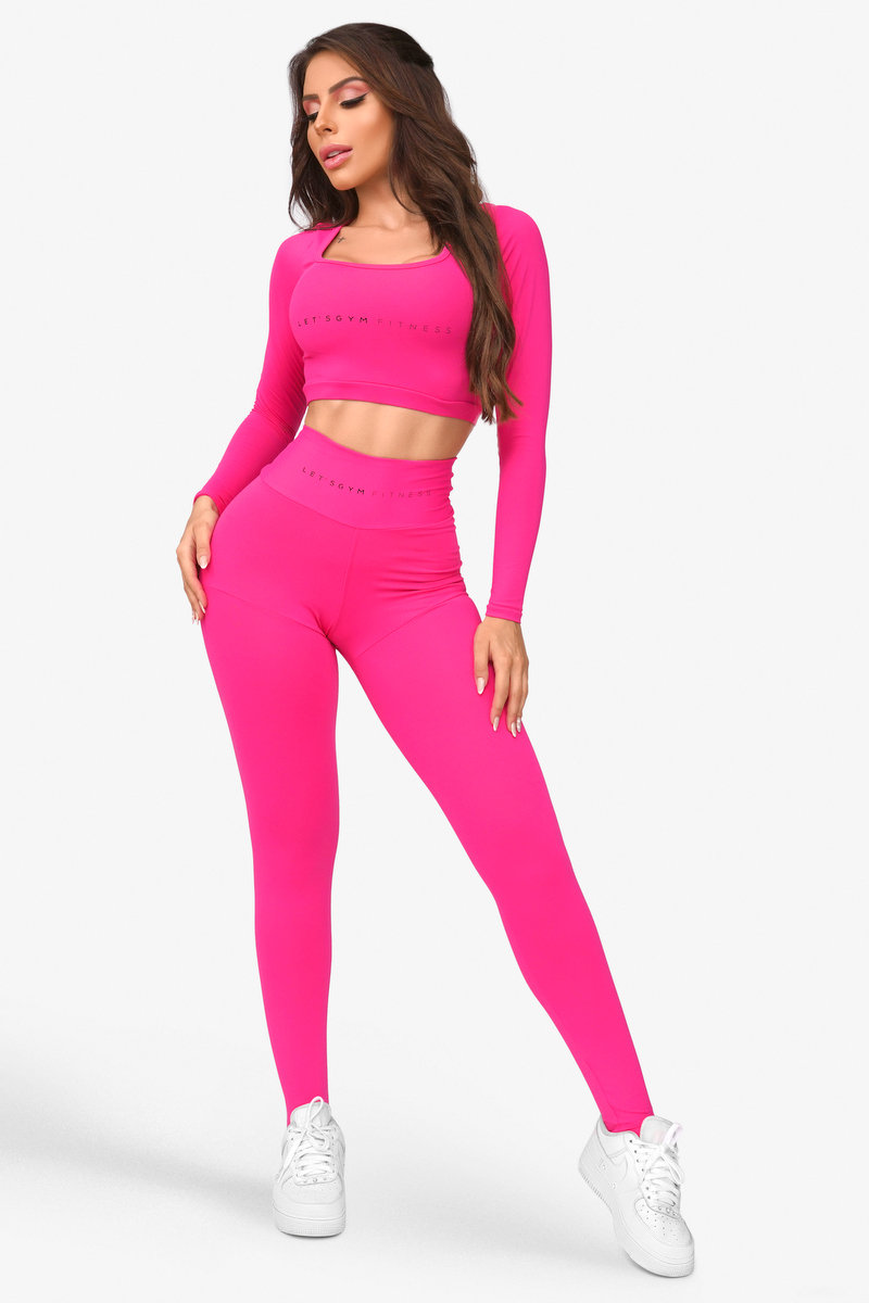 Lets Gym - Legging Minimo Basic Rosa - 2031RP