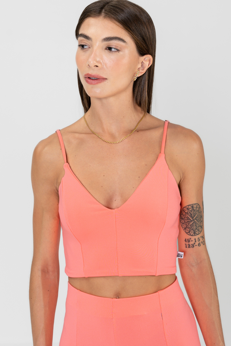 Labellamafia - Must Have Coral Labellamafia Set Top and Shorts - 30536