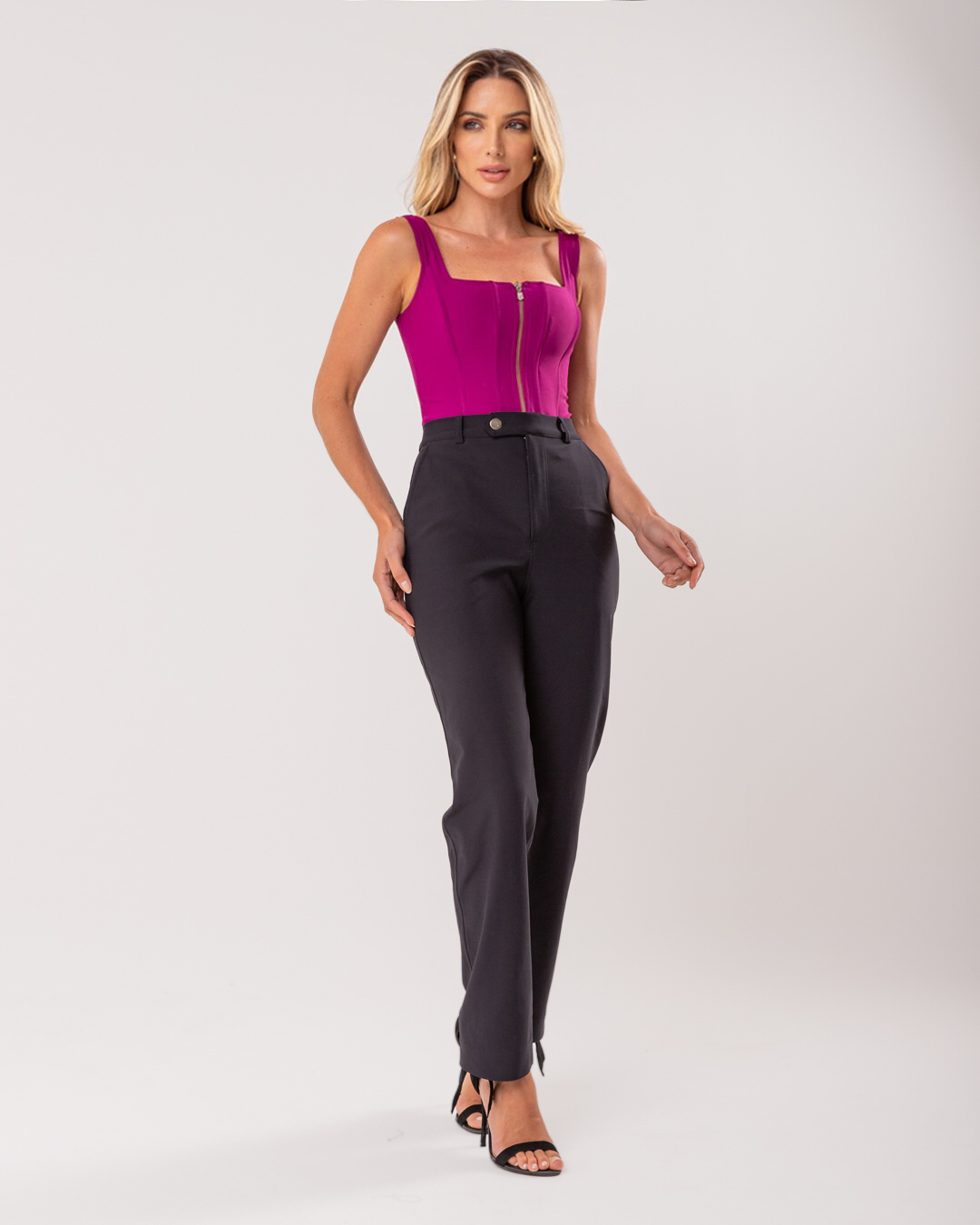 Miss Misses - Miss Misses Pants With Pockets Straight Black - 54040001