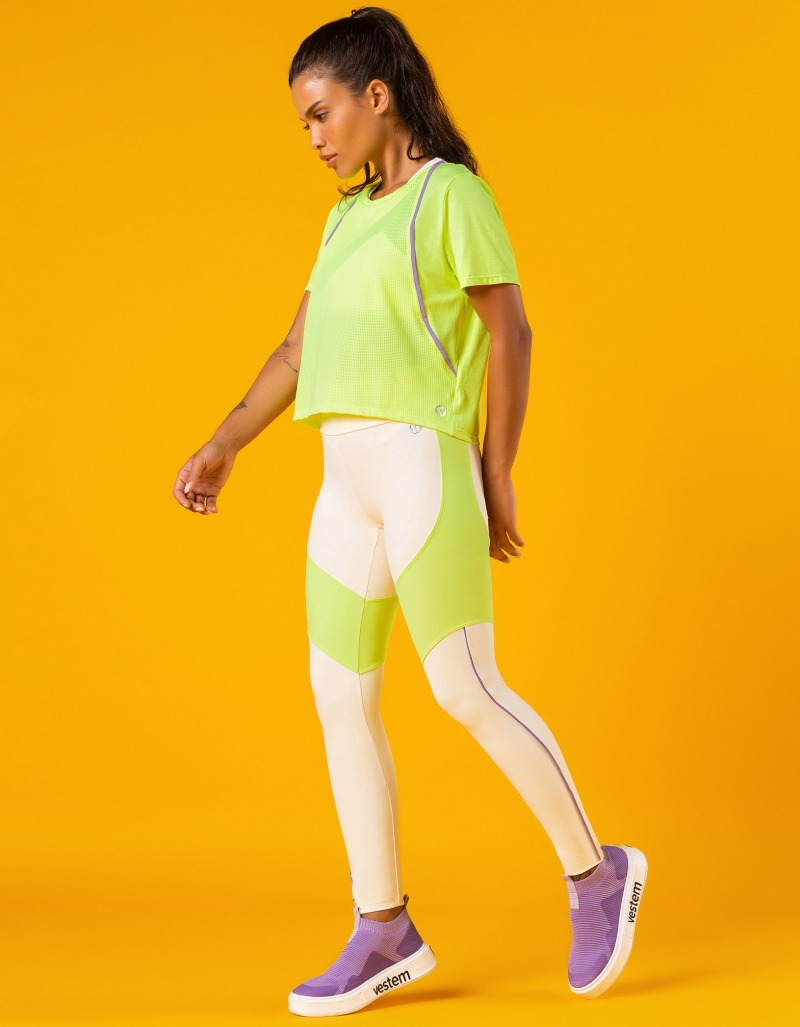 Vestem - Shirt Dry Fit Short Sleeve Andy Yellow Neon - BMC658.V24.C0009