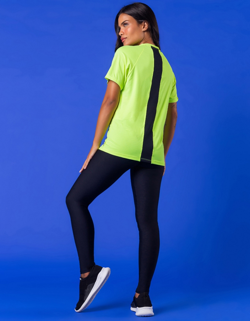 Vestem - Blusa Manga Curta Dry Fit Berlim Amarelo Neon - BMC660.V24.C0009