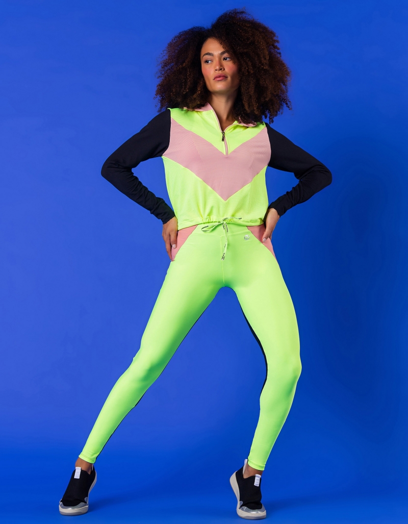 Vestem - Shirt Dry Fit Long Sleeve Paris Neon Yellow - BML441.V24.C0009