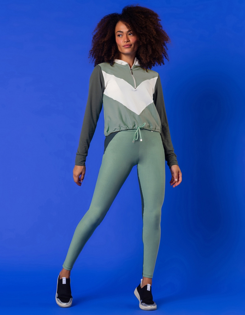 Vestem - Blusa Dry Fit Manga Longa Paris Verde Alecrim - BML441.V24.C0400