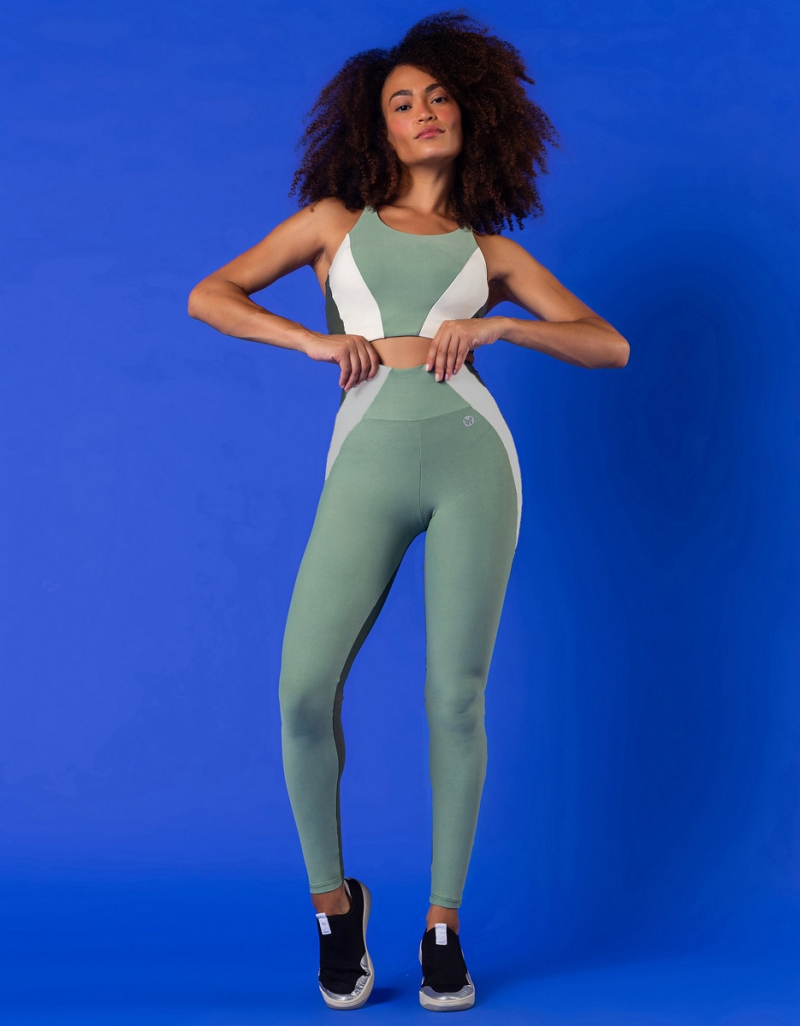 Vestem - Leggingss leggings Paris Green Croco - FS1335.V24.C0292