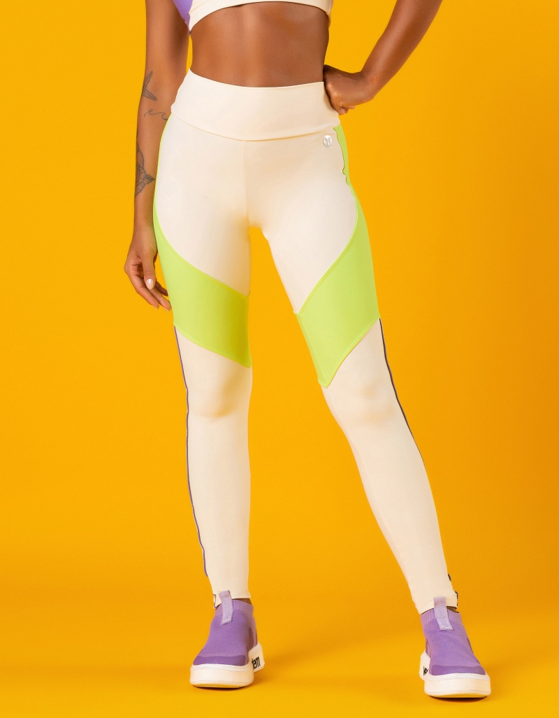 Vestem - Leggingss leggings Andy Off White and Ecru - FS1338.V24.C0140