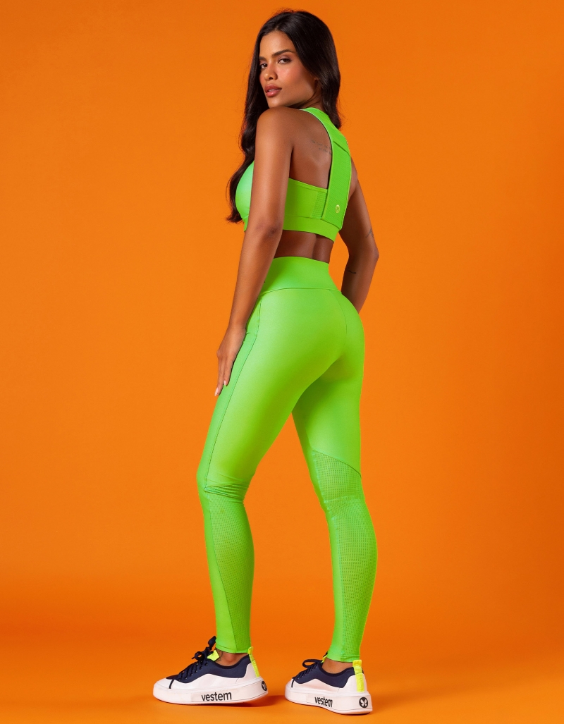 Vestem - Leggingss leggings Polaris Green Neon - FS1353.V24.C0041