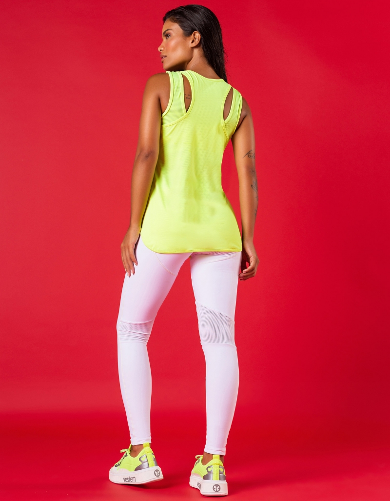 Vestem - Tank Shirt Dry Fit Olimpia Yellow Neon - REG729.V24.C0009