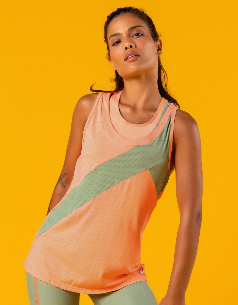 Vestem - Tank Shirt Catarina Orange Energy - REG739.V24.C0373