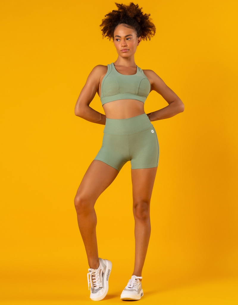 Vestem - Julia Verde Alecrim Shorts - SH348.V24.C0400