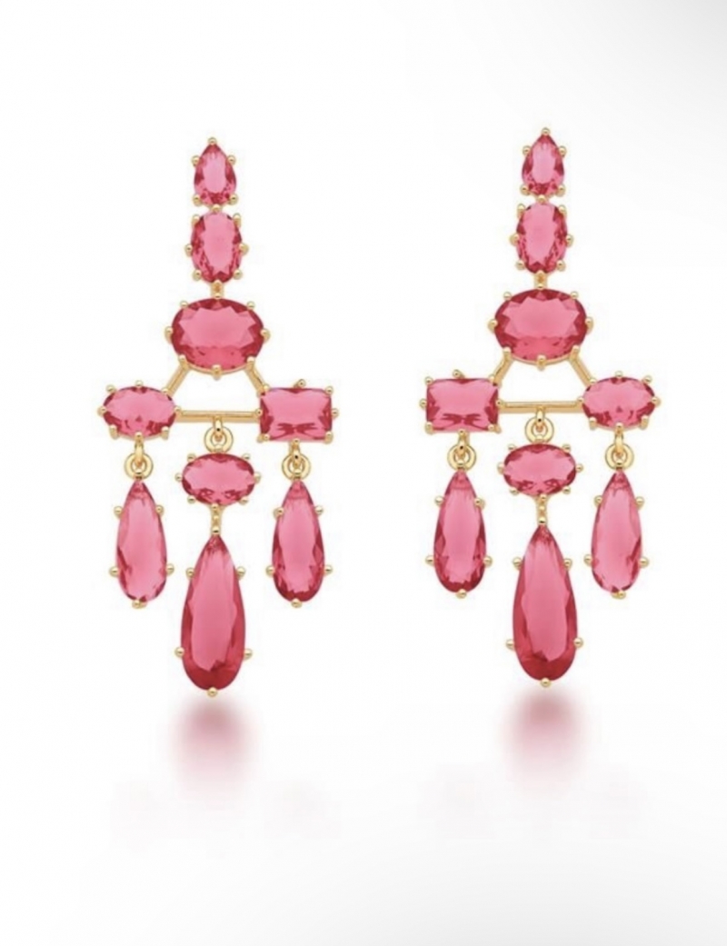 Mikabe - Pink Party Earring - MK1630