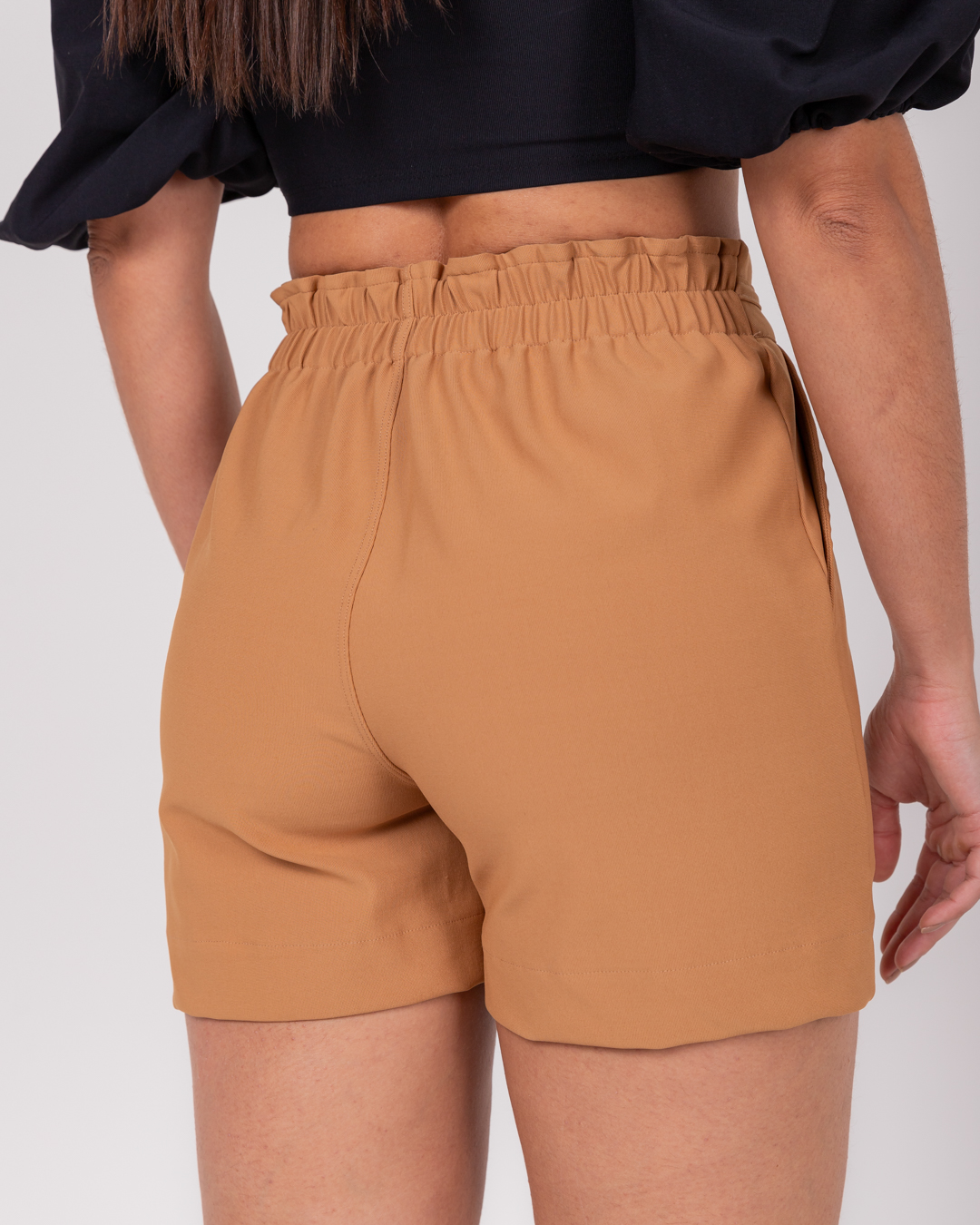 Miss Misses - Short Miss Misses With Caramel Metal Detail - 54071134