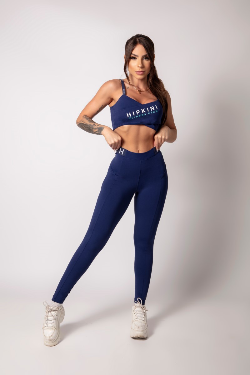 Hipkini - Blue Athletic Top with Silk - 33330119