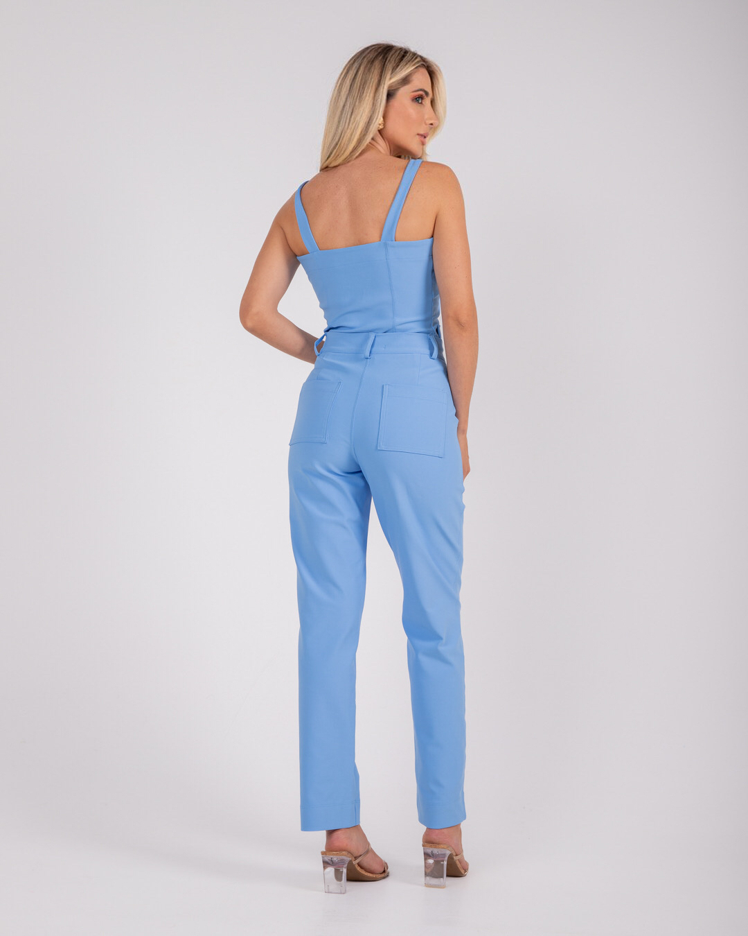 Miss Misses - Pants Miss Misses Detail Lapel Blue Front - 54061002