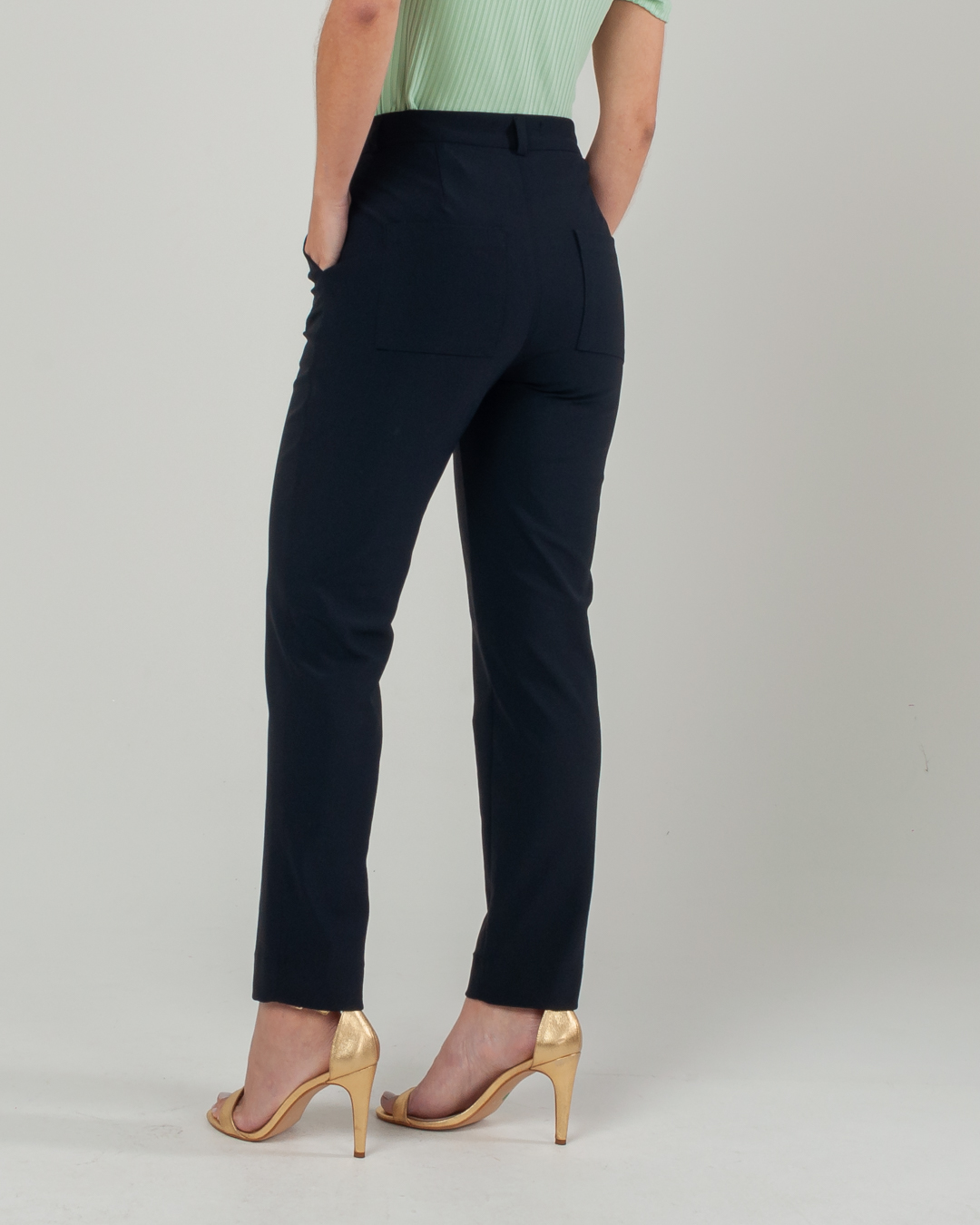 Miss Misses - Miss Misses Basic Pants With Pockets Black - 54068001