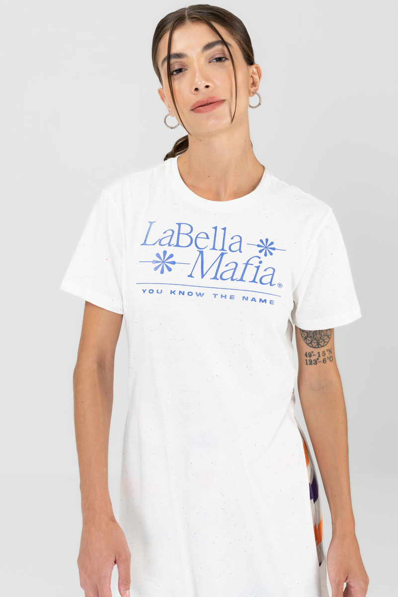 Labellamafia - Camiseta Malha Touch Off White Labellamafia - 30060