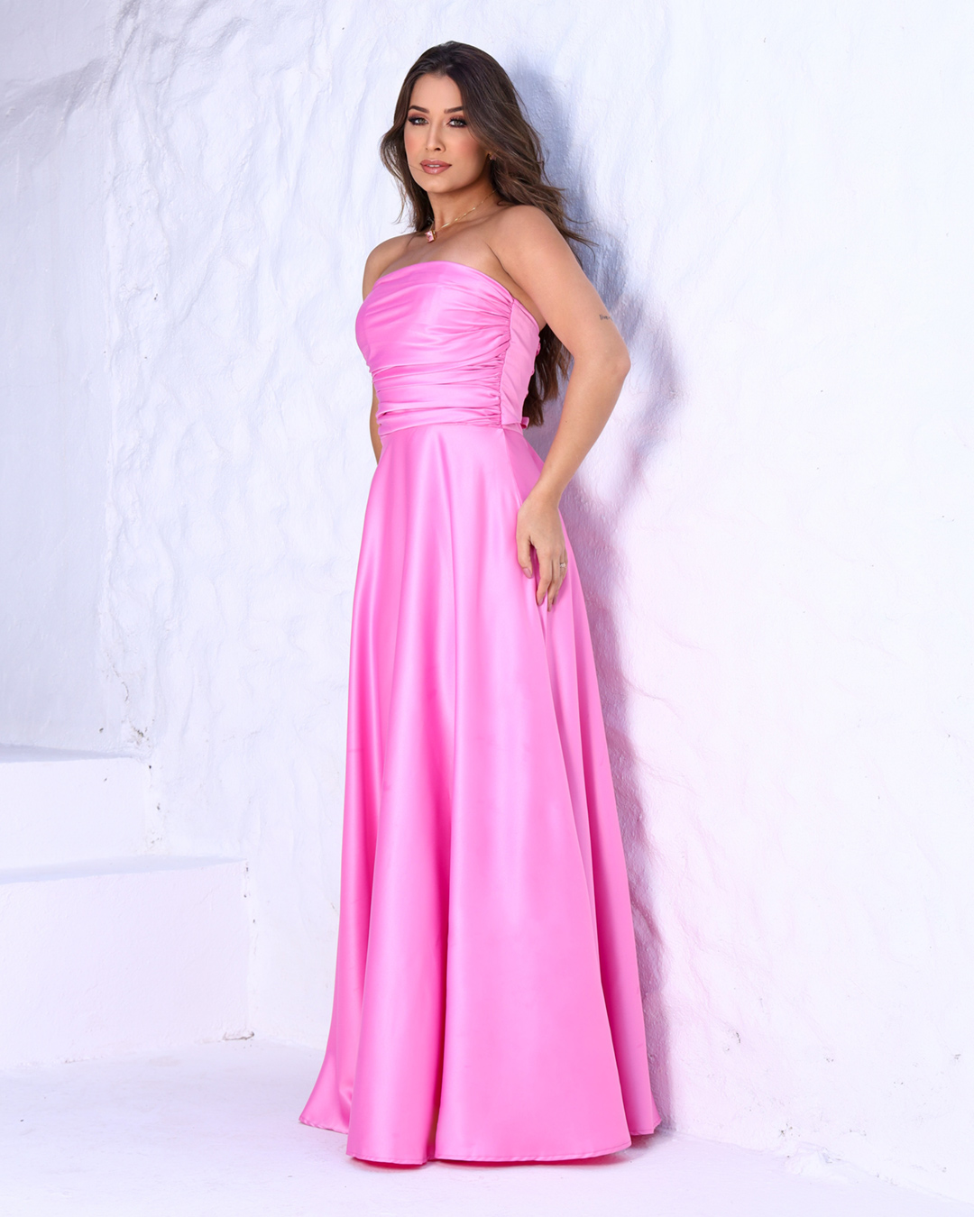 Cappuccino - Dress Cappuccino Long TQC Pink - 8U262AROSA