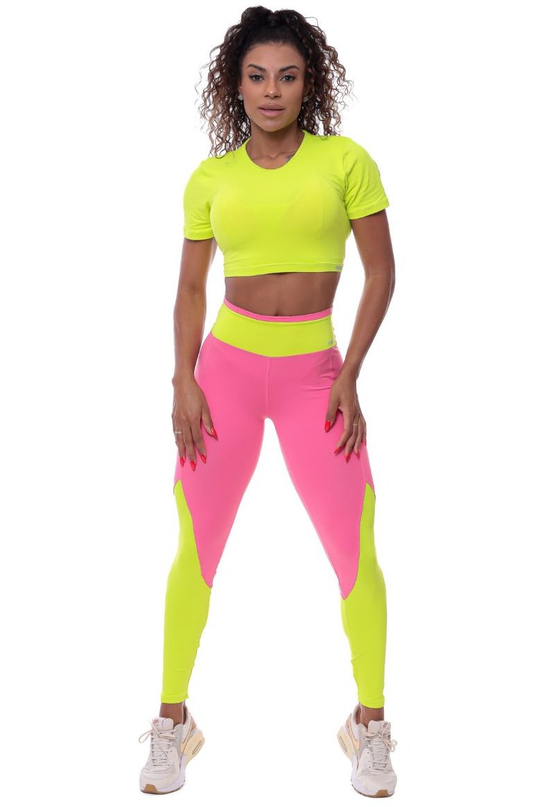 Garotafit - Legging Chile Rosa - FUS455DG