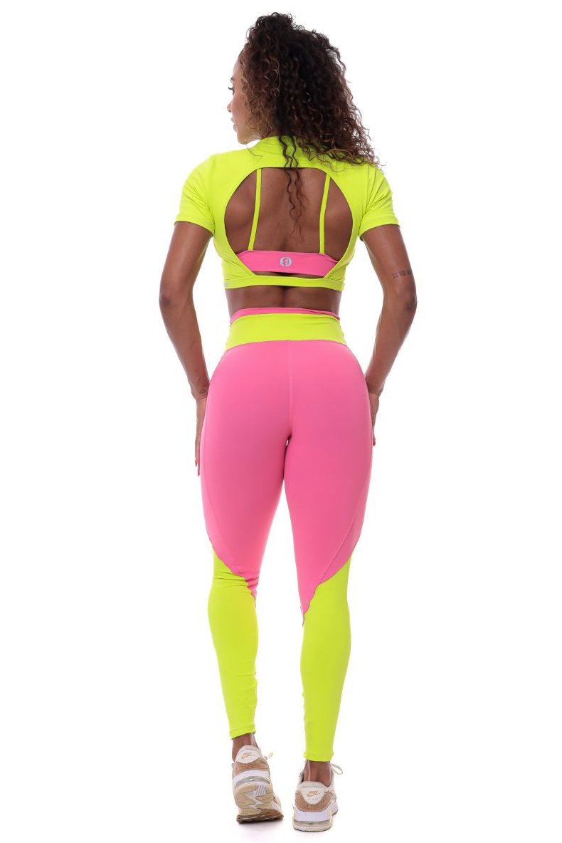 Garotafit - Legging Chile Rosa - FUS455DG