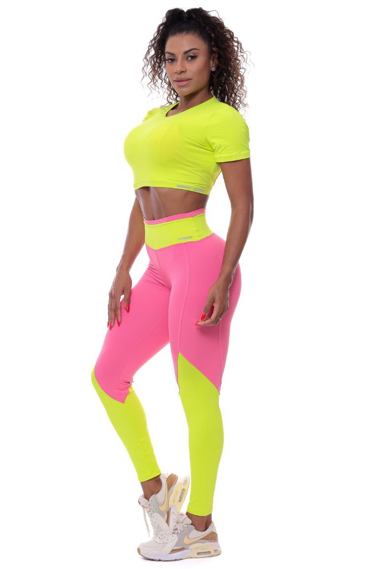 Garotafit - Legging Chile Rosa - FUS455DG