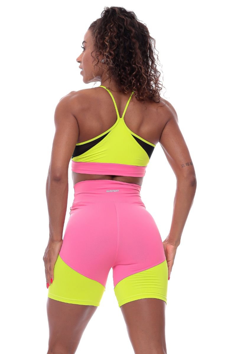 Garotafit - Conjunto Lobamba Rosa - SCJ88DG