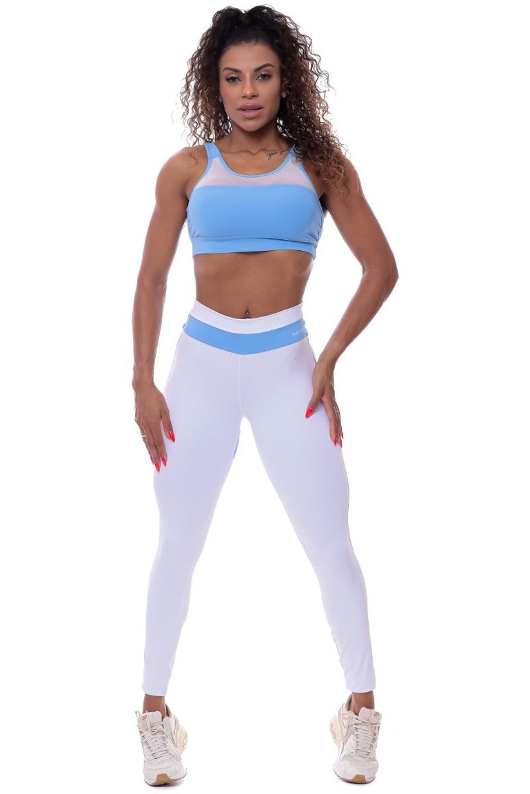 Garotafit - Conjunto Camores Branco - FCS292BG