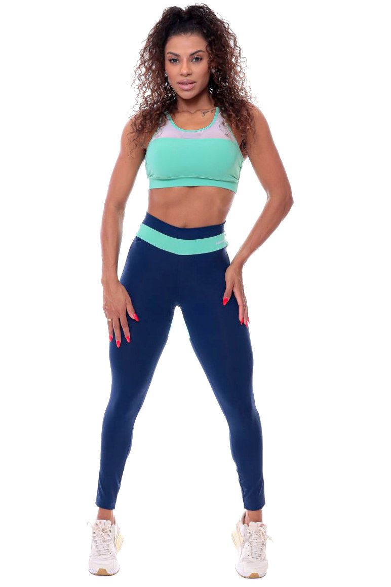 Garotafit - Conjunto Camores Azul - FCS292LMG