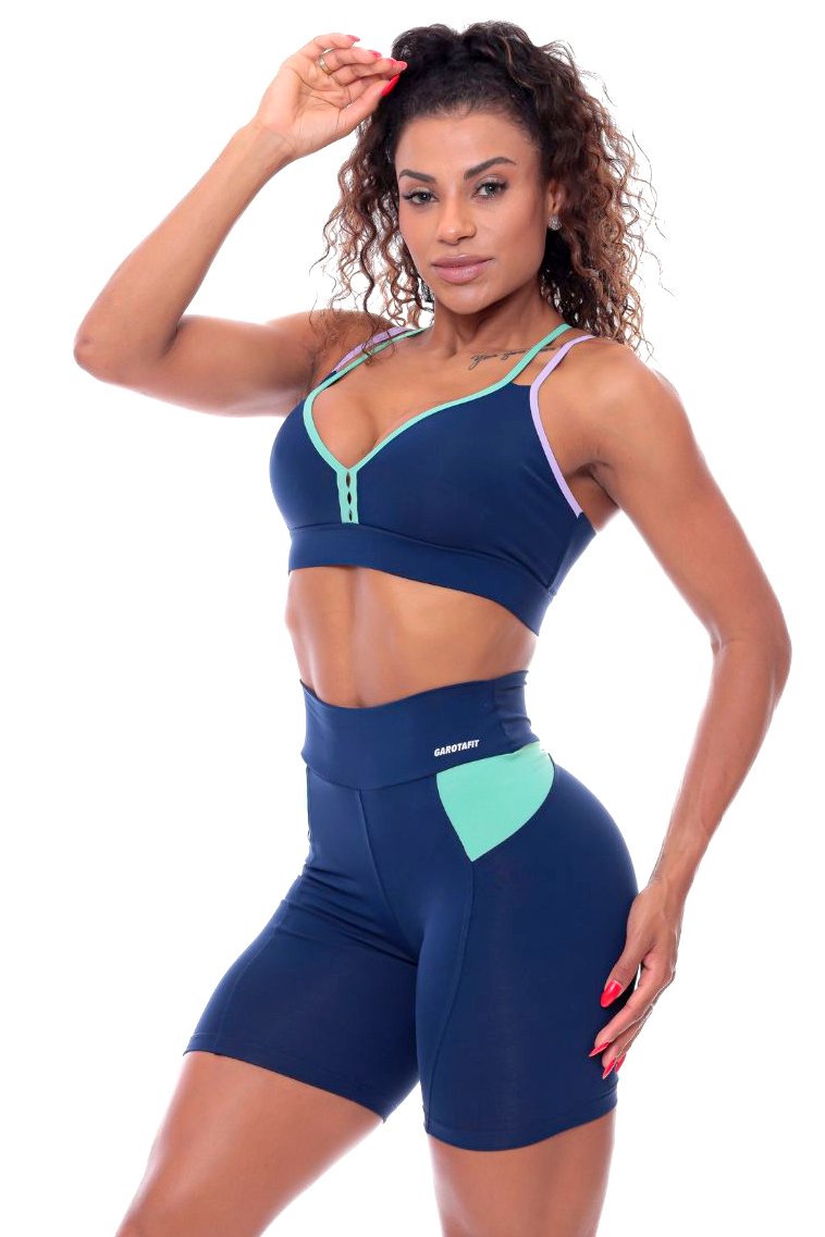 Garotafit - Conjunto Banjul Azul - SCJ92LMG