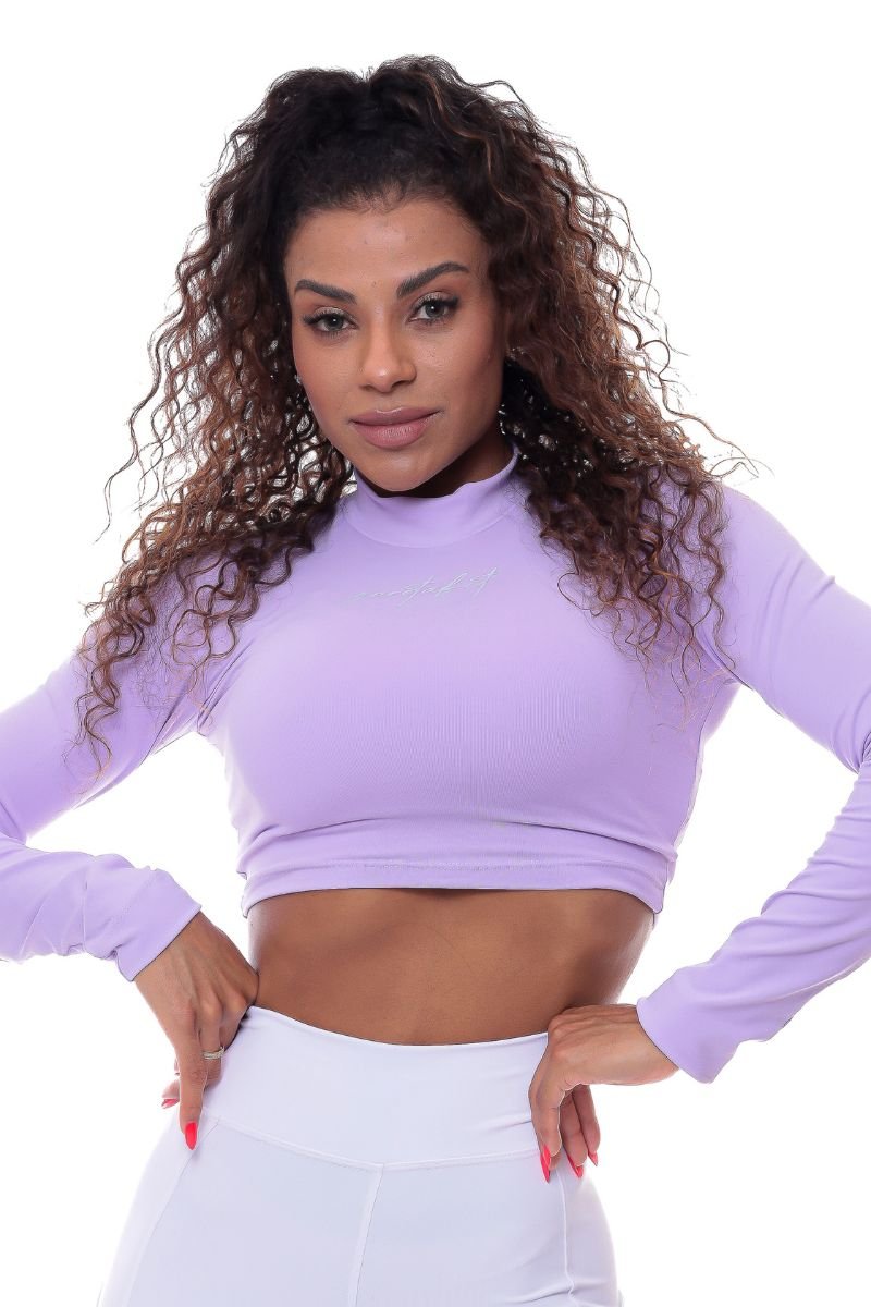 Garotafit - Blusa Heliodoro Lilas - BL215PMG