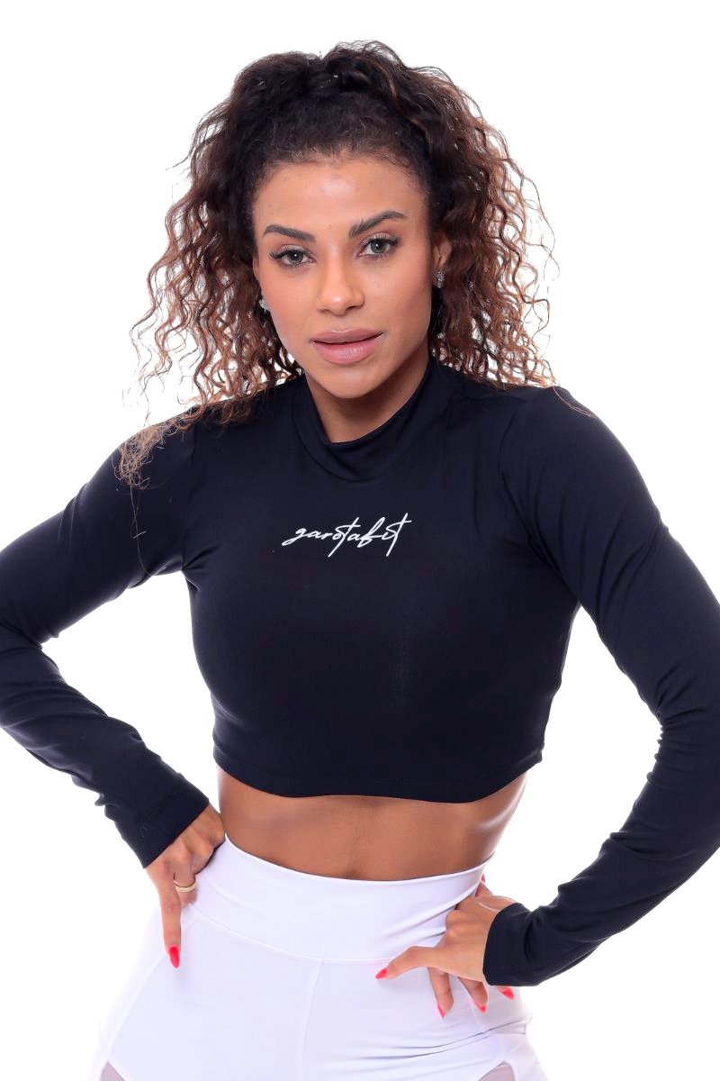 Garotafit - Shirt Heliodoro Preto - BL215AG