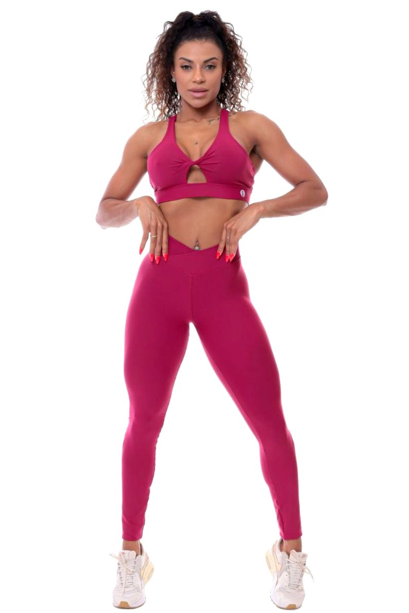 Garotafit - Conjunto Vaticano Vermelho - FCS297FG