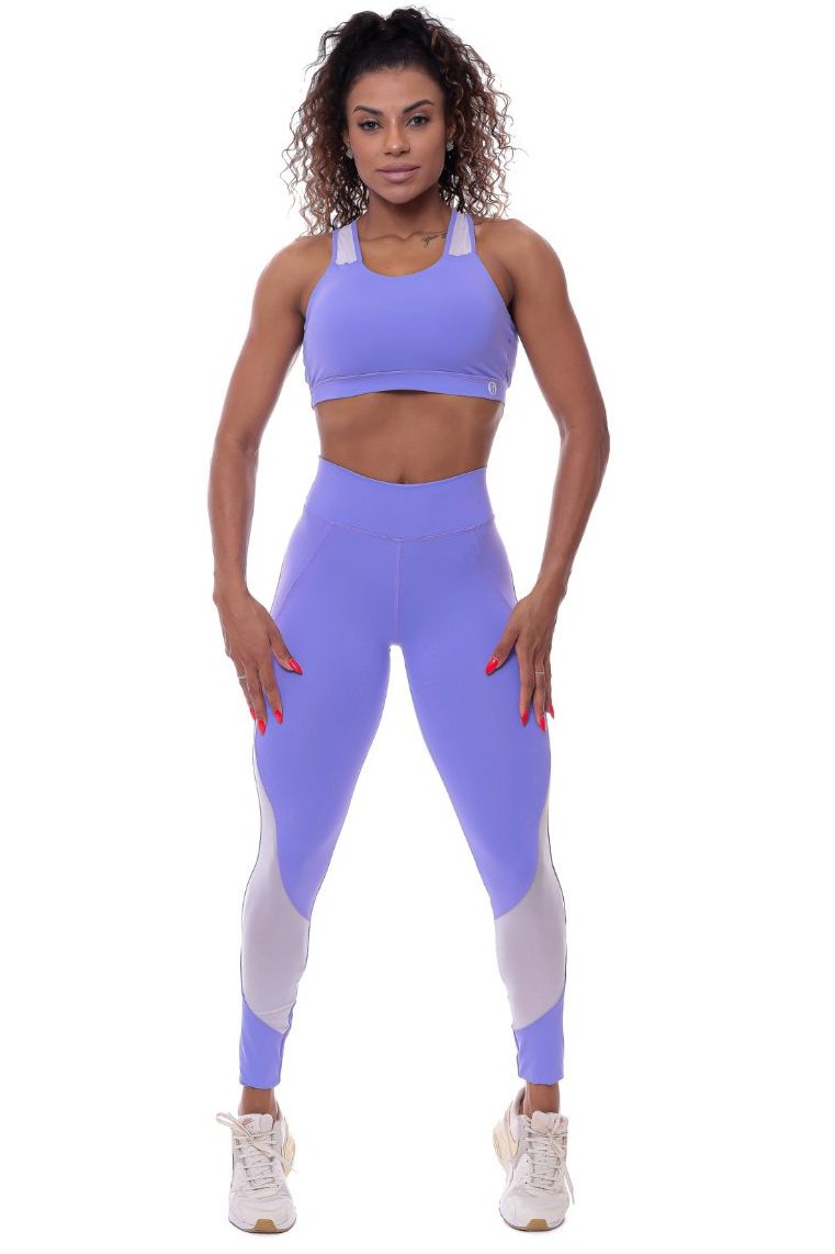 Garotafit - Conjunto Coreia Lilas - FCS294PLG