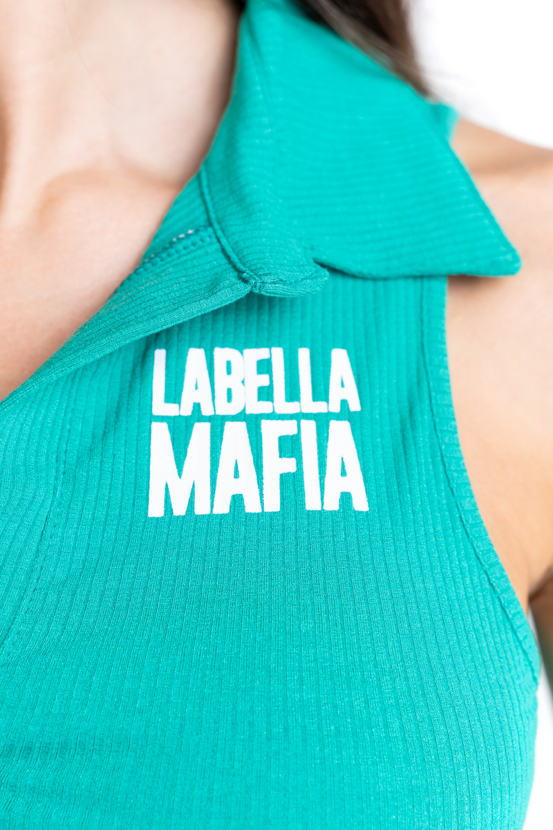 Labellamafia - Tank Shirt Cropped Labella World Verde Labellamafia - 27098