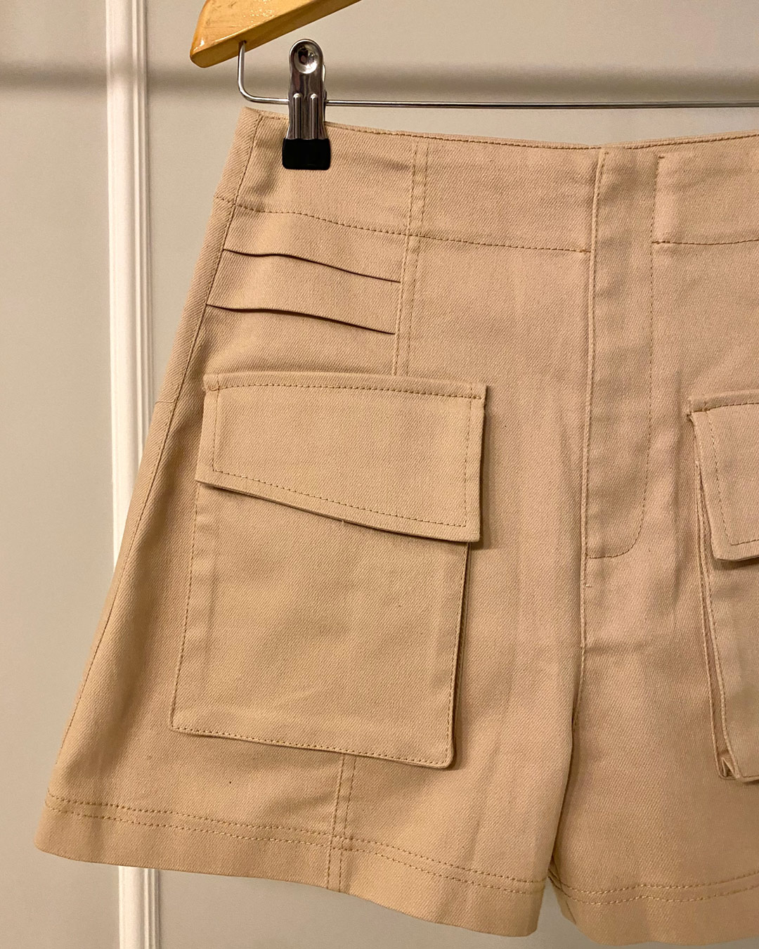 Dot Clothing - Dot Clothing Pockets Beige Shorts - 2058BEGE