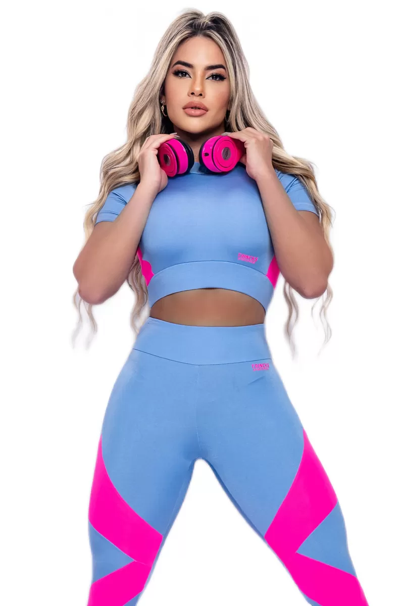Trincks - Cropped Wave Azul - Trincks - Cropped Wave Azul -