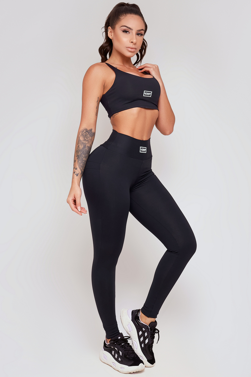 Lets Gym - Legging Basic Colors Preto - 1713BPT