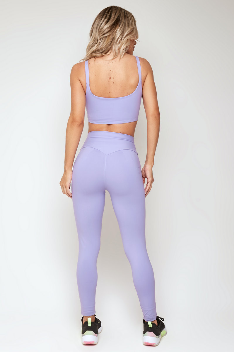 Lets Gym - Legging Basic Colors Lilás - 1713BLS