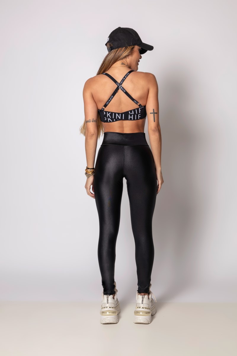 Hipkini - Gymrat Black Cross Body Top - 33330169