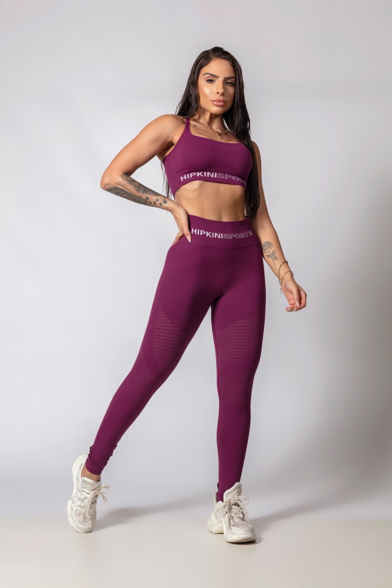 Hipkini - Legging Fresh  Seamless Uva - 33330148