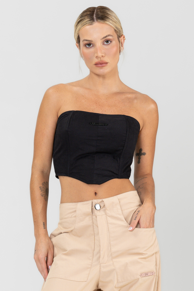 Labellamafia - Cropped Element Black Labellamafia - 30741