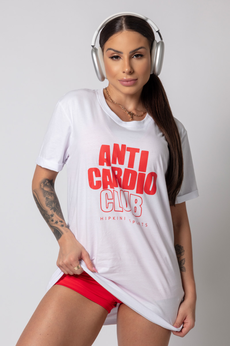 Hipkini - Large White Gymrat T-Shirt with Silk - 33330180