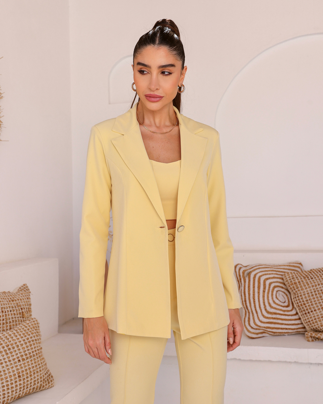 Dot Clothing - Blazer Dot Clothing Tailoring Yellow - 2073AMARELO