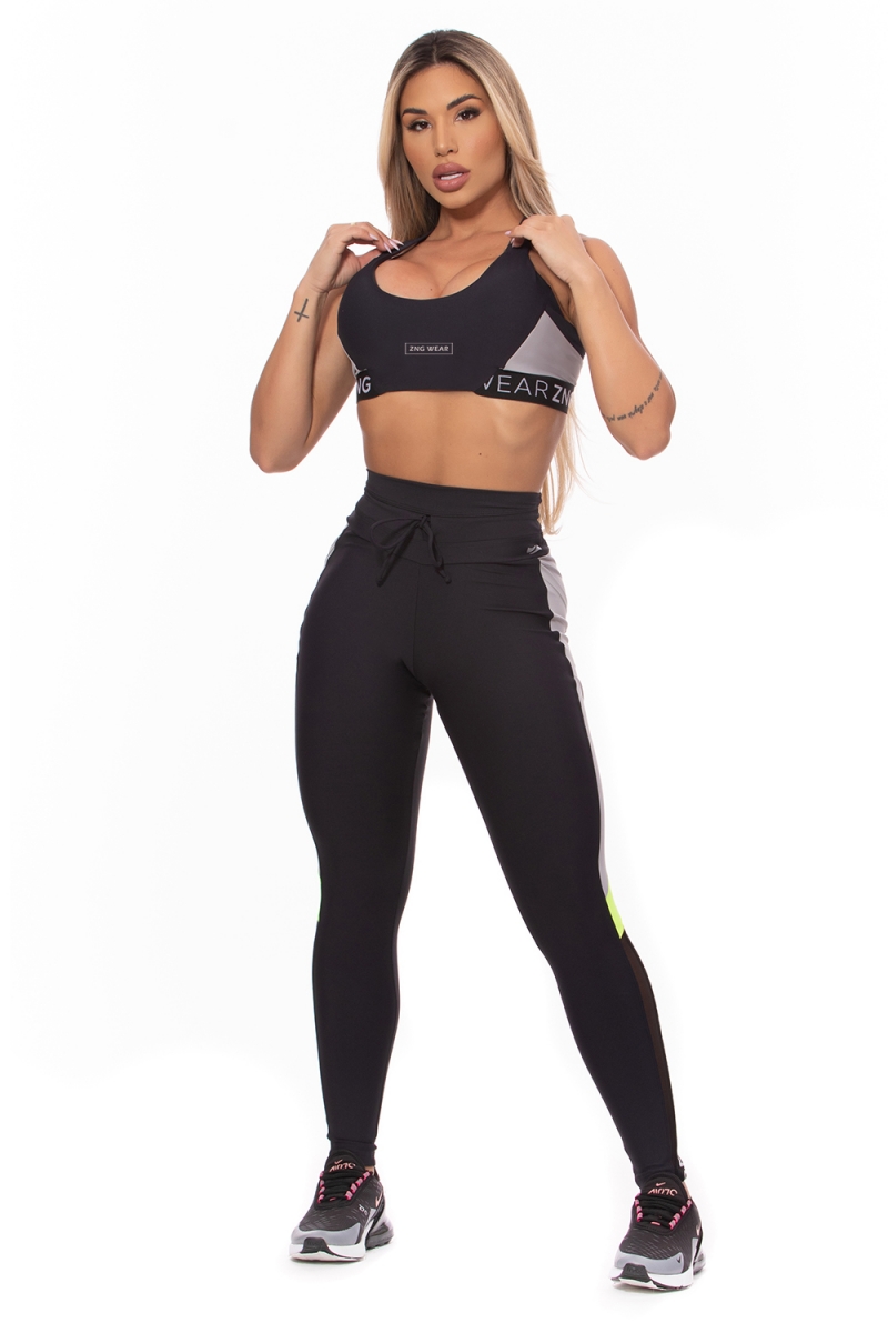 ZNG - CALÇA POWERFULL BLACK - CIG689